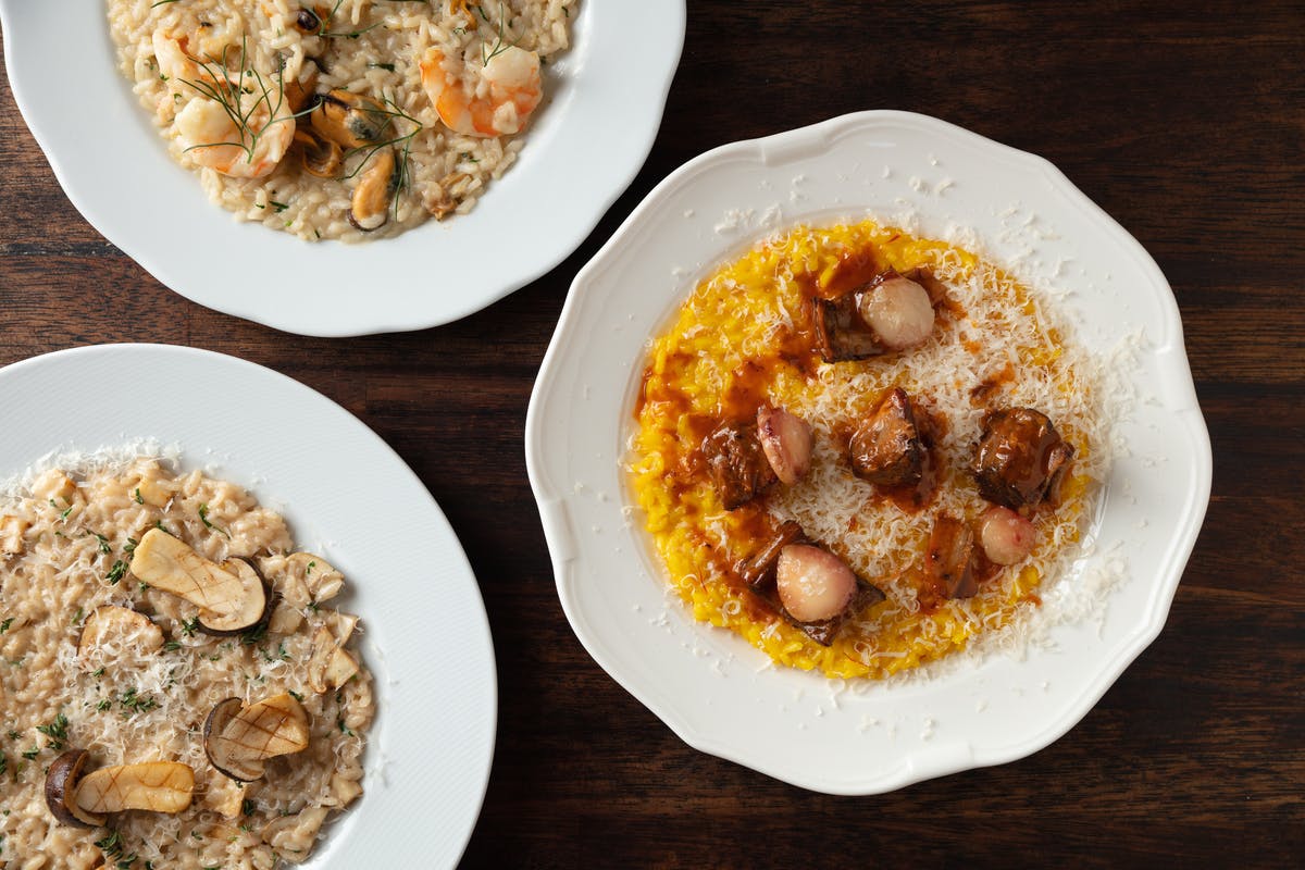 a plate of food on a table